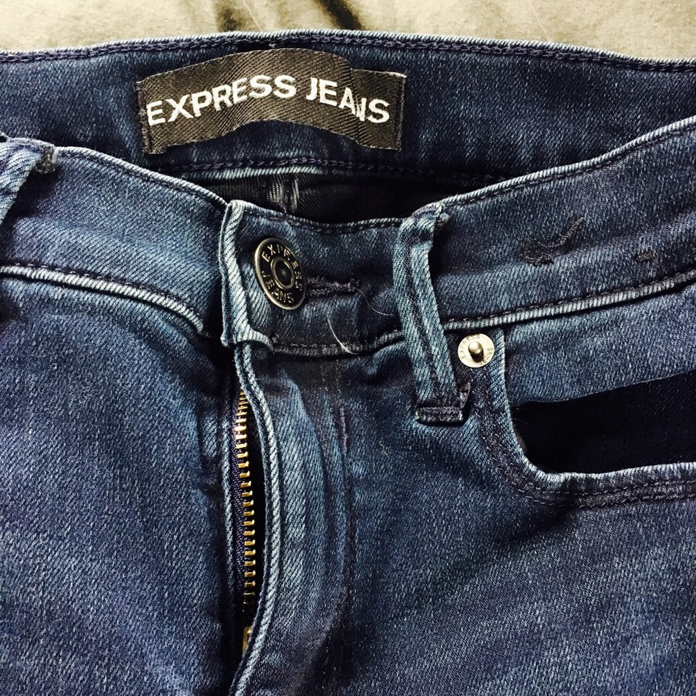 Express jeans "legging mid rise"