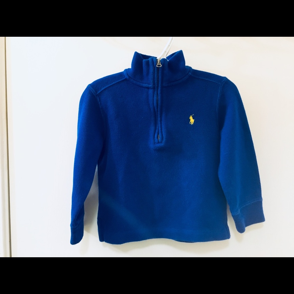 Boys Cotton Half-zip Sweater