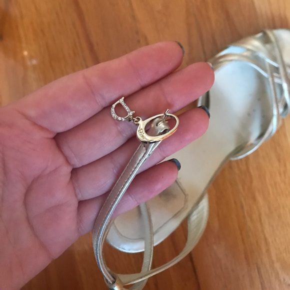 Vintage Gold metallic Christian Dior Heels - Picture 3 of 5