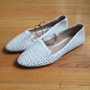 White Forever 21 Flats