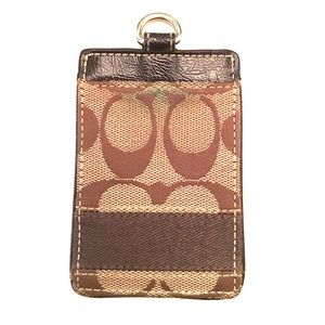 Coach ID badge holder