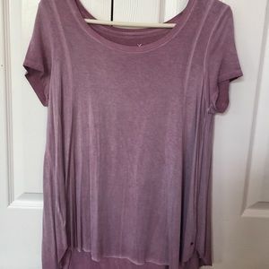 American Eagle Mauve Pink Flowy T-Shirt💞