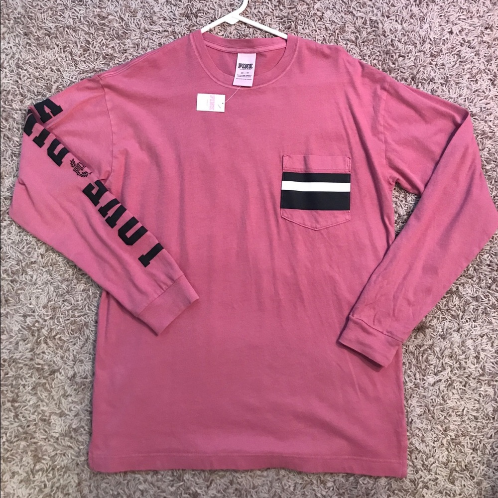 Pink VS Long Sleeve Shirt