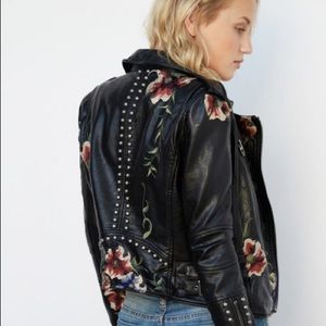 NWT! Blank NYC Embroidered Motto Jacket