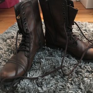 Steve Madden combat boots