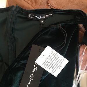 🛑SOLD Brand new! FOR LOVE & LEMONS velvet dress