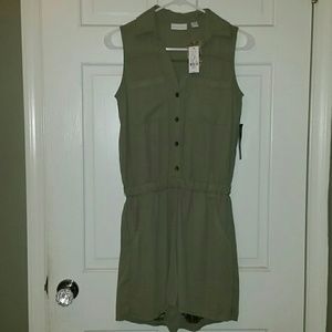 Brand New w/tags New York & Co Olive Green Romper