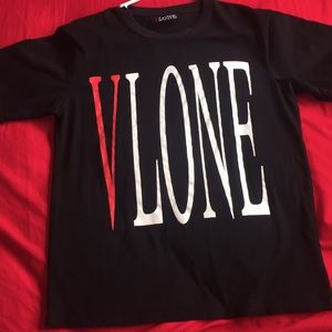 Vlone Black and Red Tee