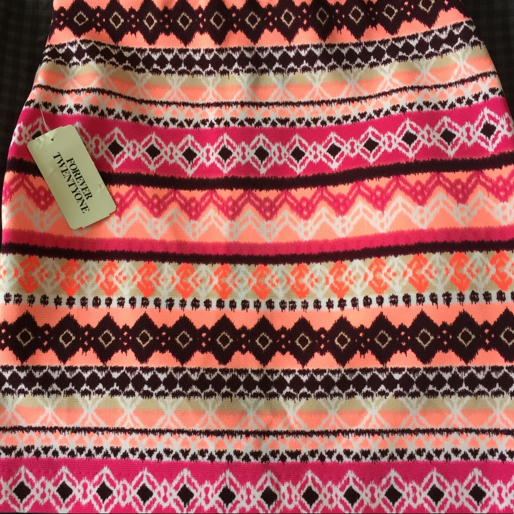 "New" F21 skirt,  waist 25", length 16"