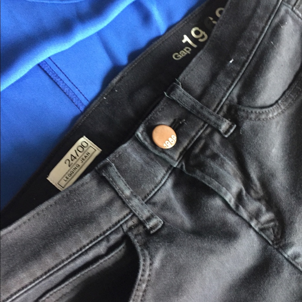 Gap 1969 black legging jean 00