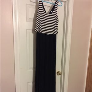 Black & White Maxi Dress