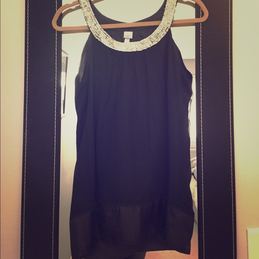 Aqua Sleeveless Silk Blouse