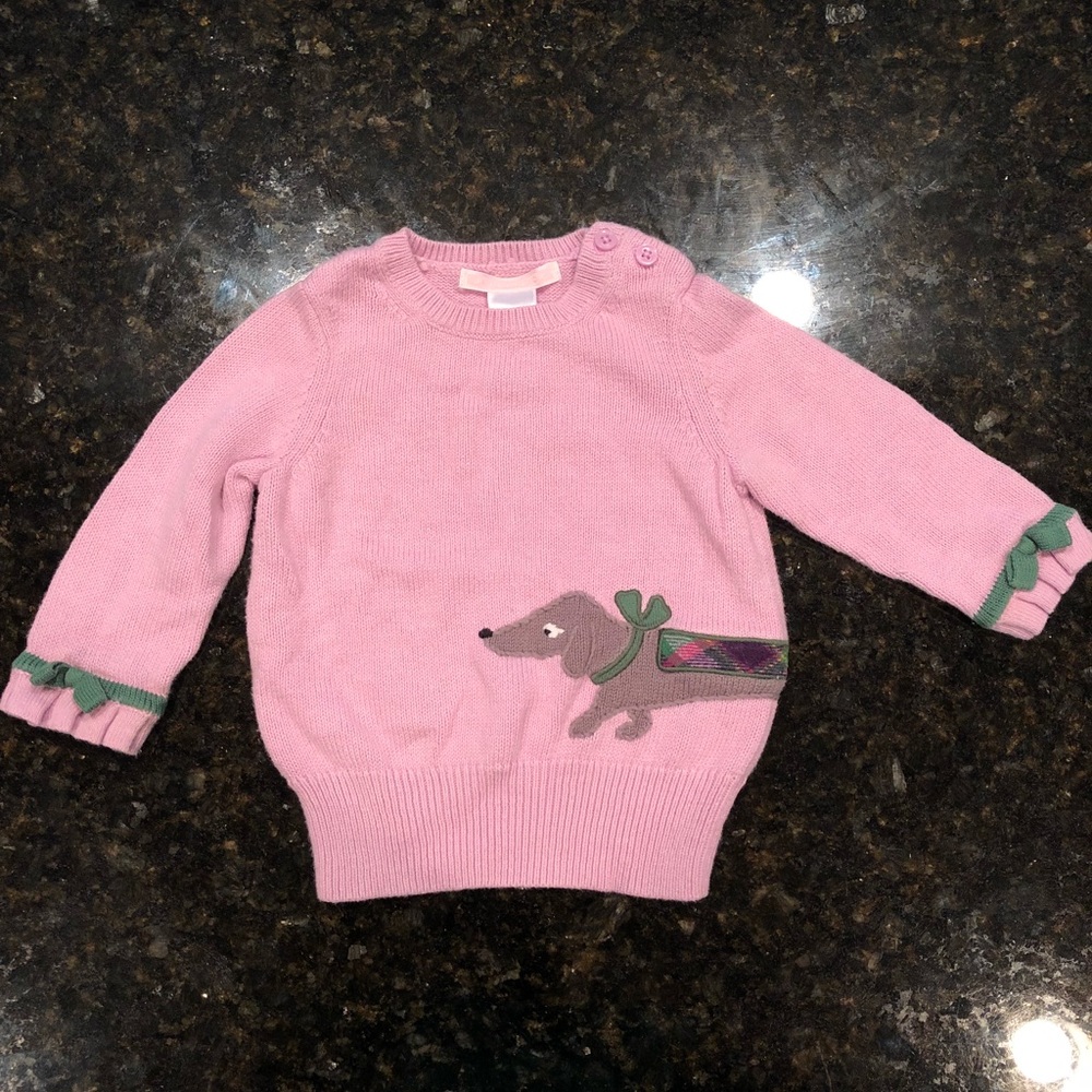 Janie and Jack Dachshund Sweater