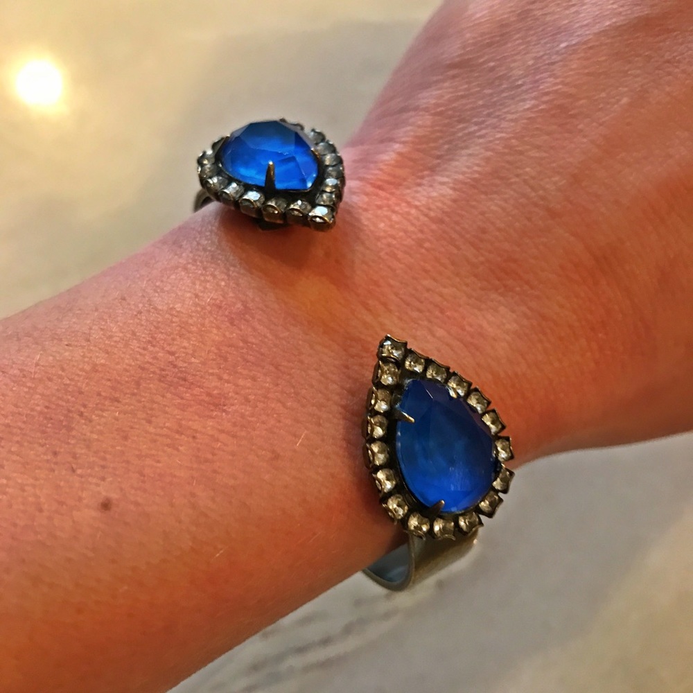 Loren Hope Sarra Cuff - Blue Cystal