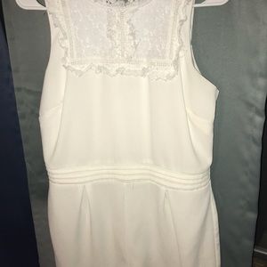 WHITE ROMPER