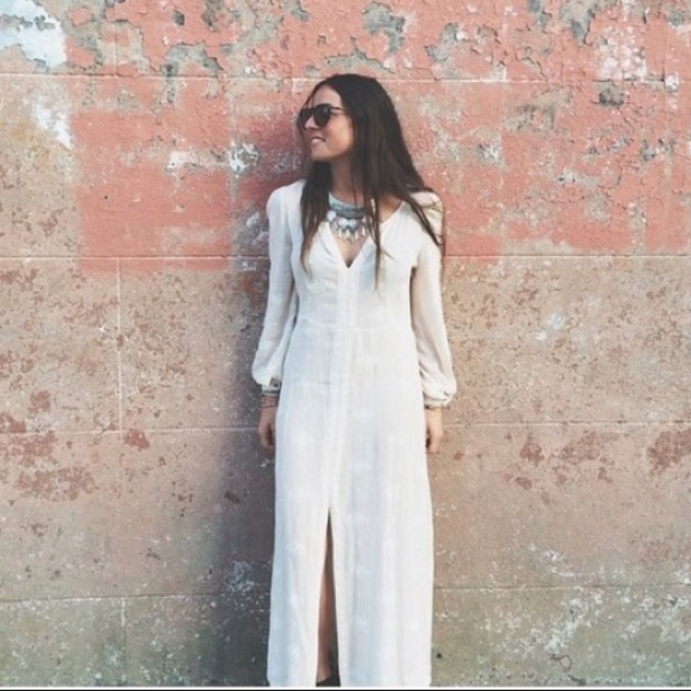 Free People boho Maxi dress