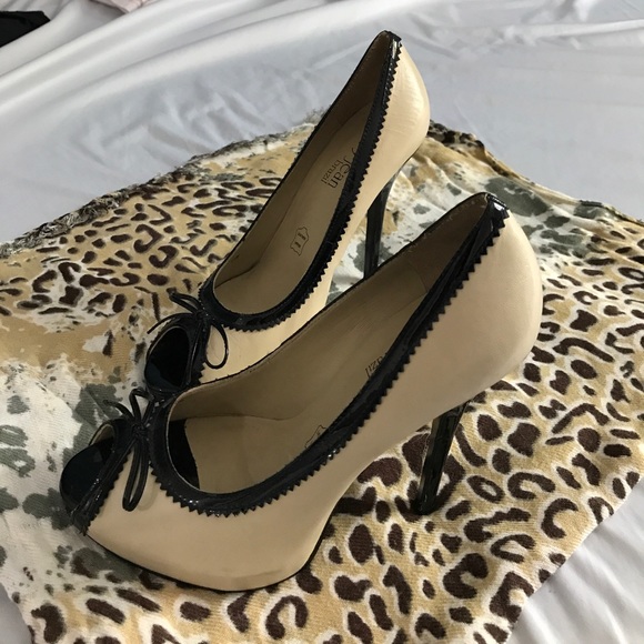 Peep toe pin up heels - Picture 1 of 3