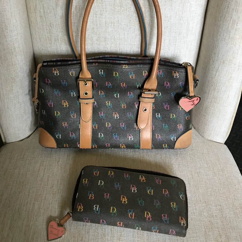 Dooney & Bourke purse and matching wallet