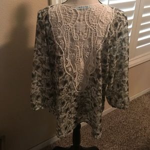 Top with crochet back