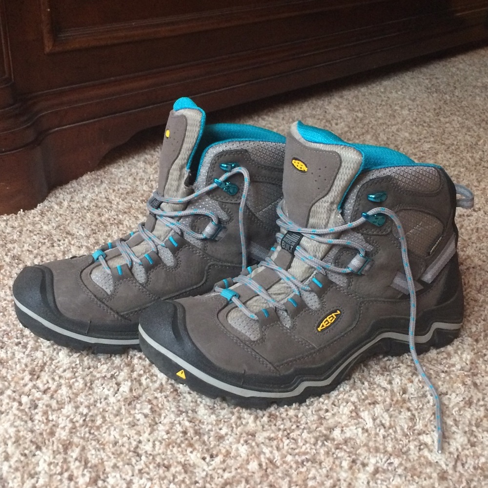 Keen hiking boots.