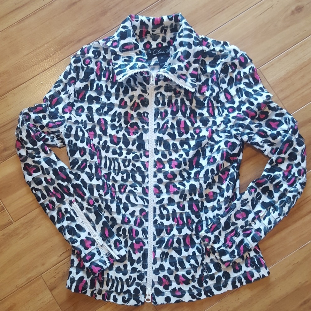 Leopard print jacket
