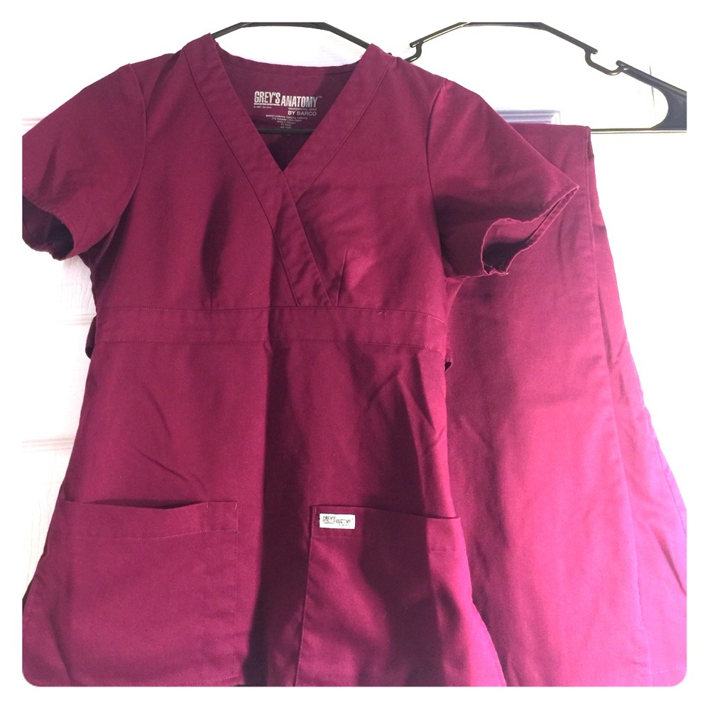 Greys anatomy xxs scrub set