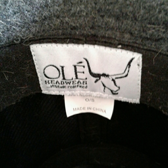 OLE' HEADWEAR GRAY FEDORA - Picture 5 of 5