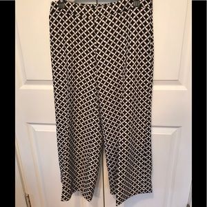 MICHAEL Michael Kors B&W geo pattern culottes