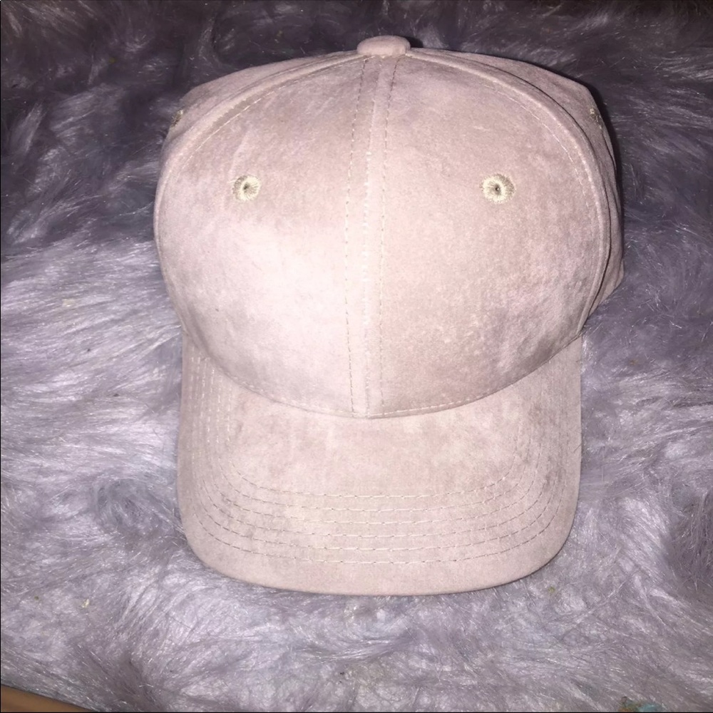 NWOT Suede baseball hat