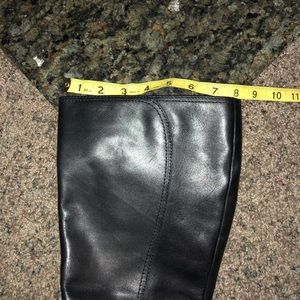 Black Leather Boots 8M