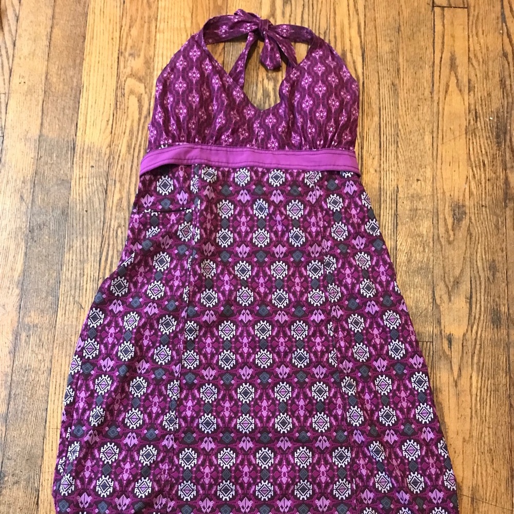 Athleta Patterned Halter Dress