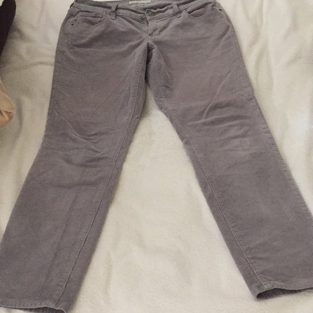 Corduroy gray pants