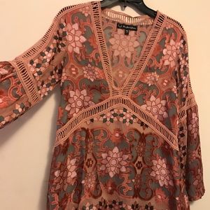 For love and lemons pink mini dress