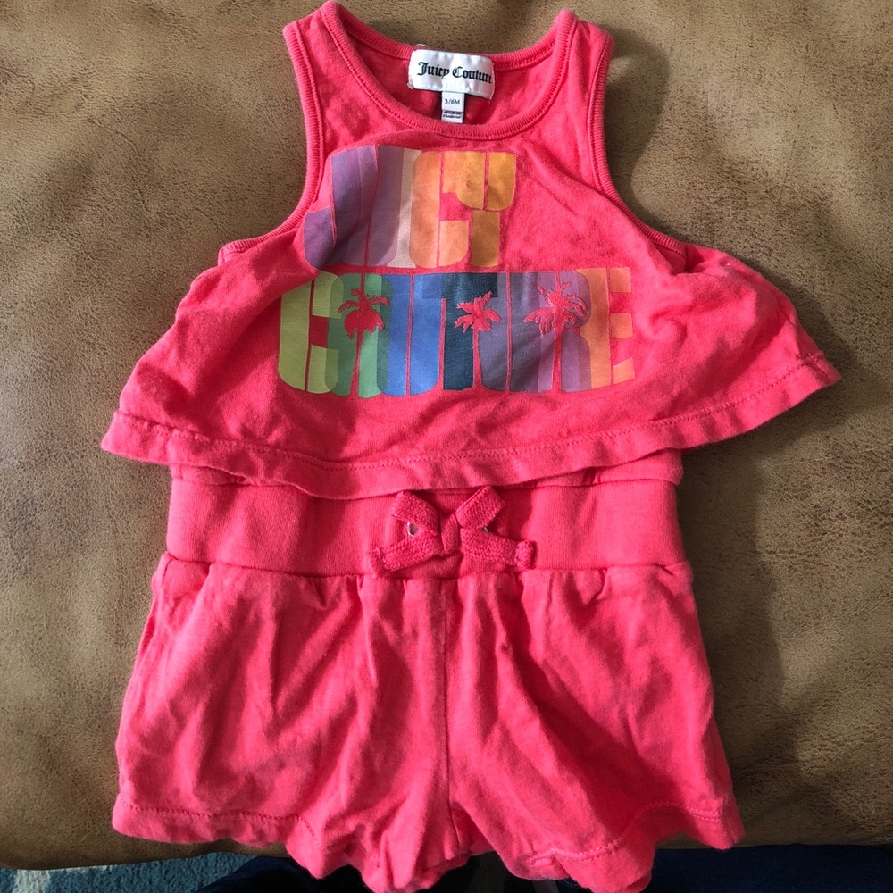 Juicy Couture coral onesie