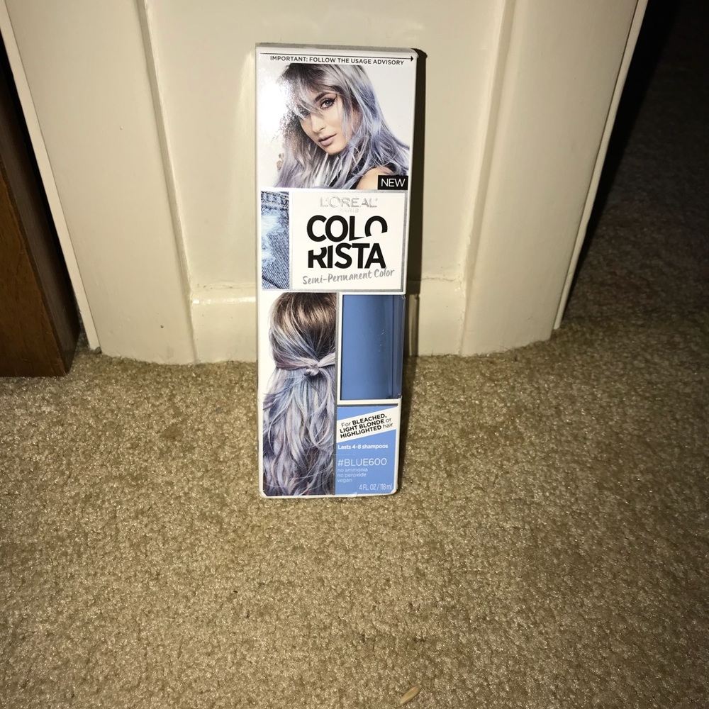 Semi permanent blue hair color. New. By L’Oréal