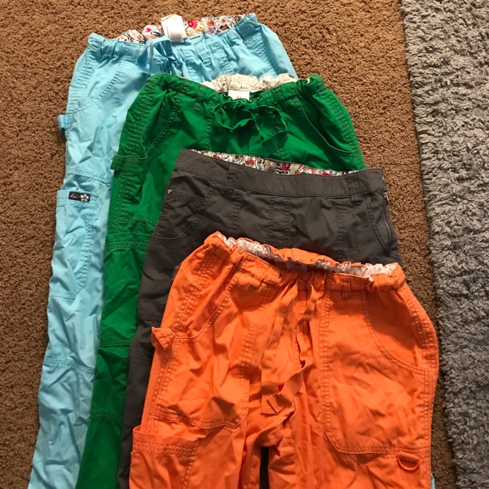 Small / Medium Tall Koi Scrub Pants