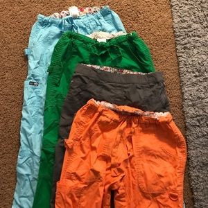 Small / Medium Tall Koi Scrub Pants