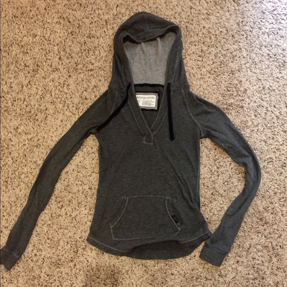 Aeropostale hooded shirt.
