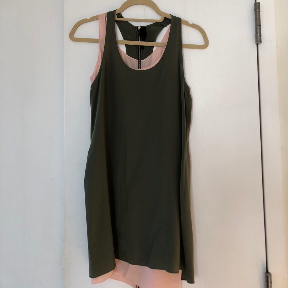 Green and pink jay Godfrey dress
