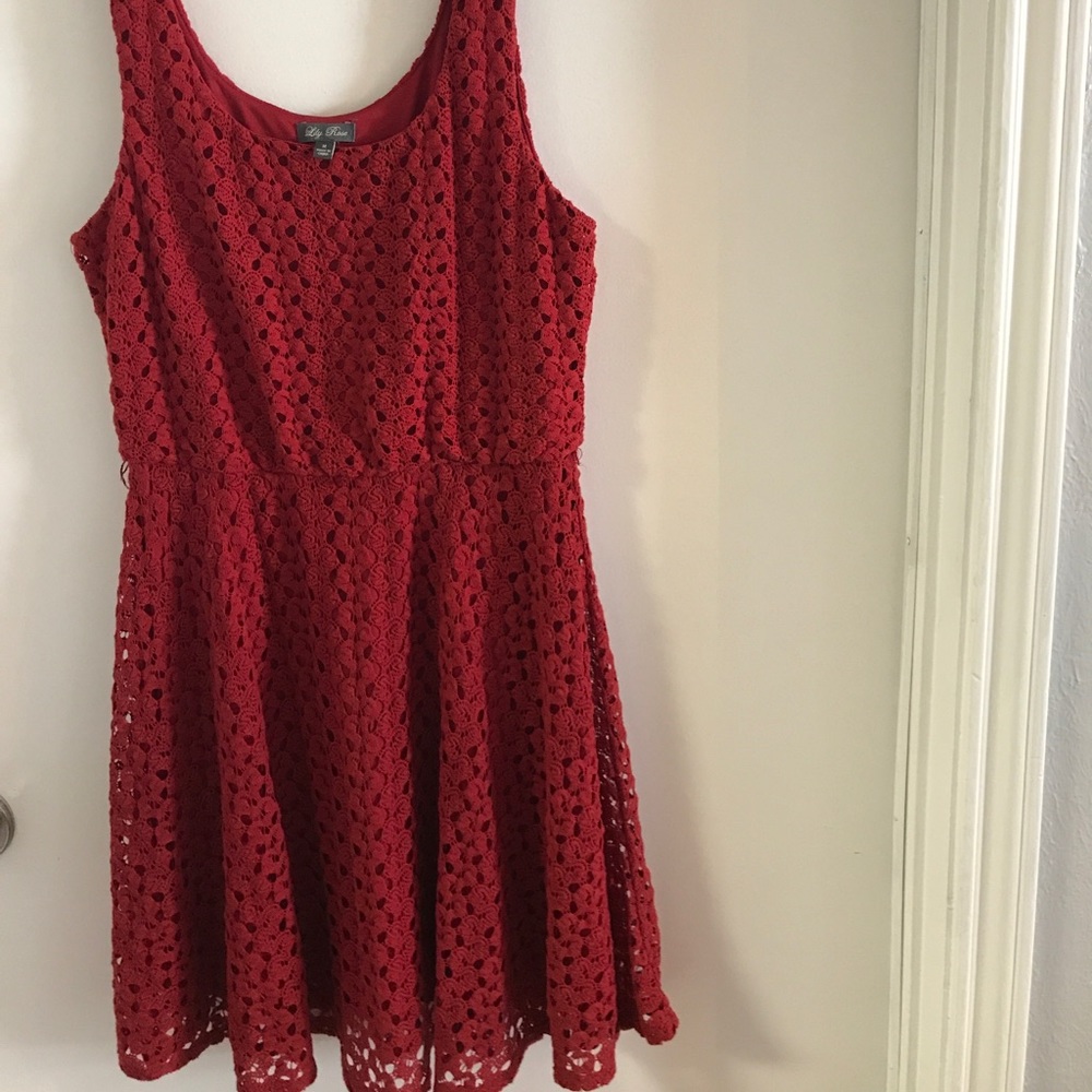 Red dress