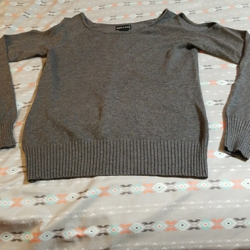 Wet Seal cold shoulder sweater