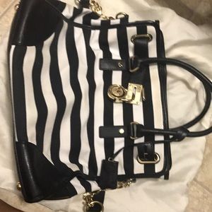 Michael Kors Black and White Bag