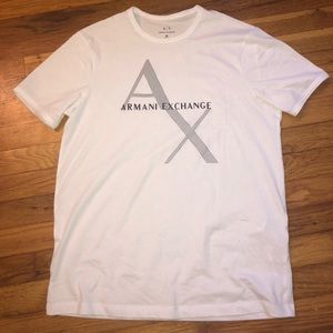 White Armani Exchange T Shirt