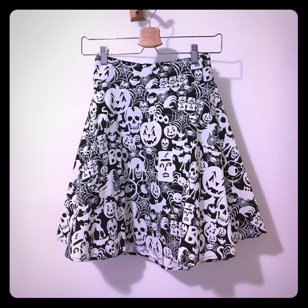 Halloween Fit & Flare Skirt