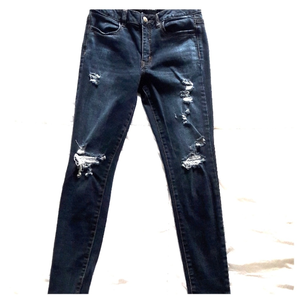 👖AEO destroyed jeggings👖