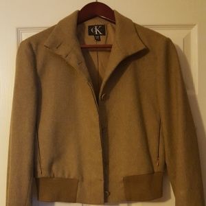 Calvin Klein tan pants suit