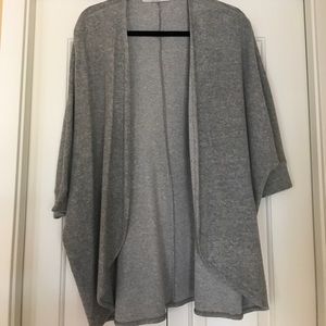 Soft Gray Loose Cardigan
