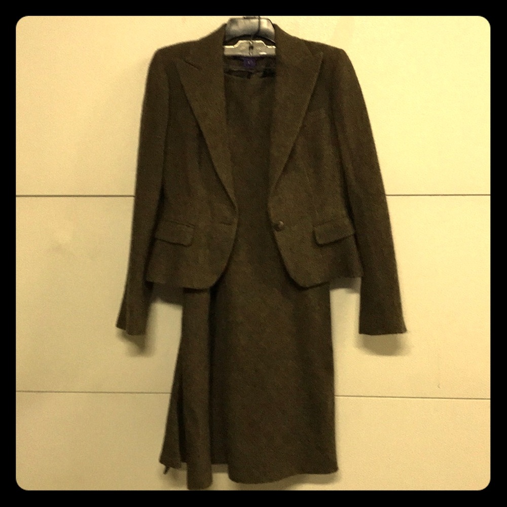 Ralph Lauren herringbone suit