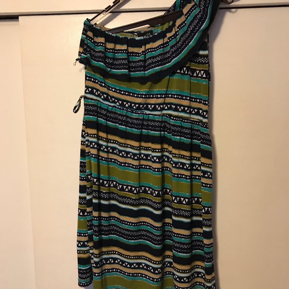 Off one shoulder dress