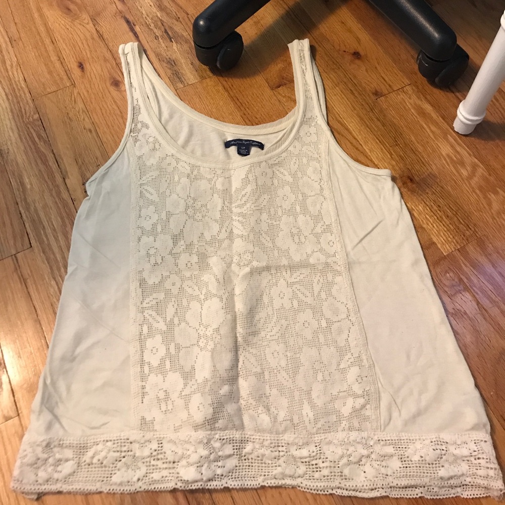 Cream tank top